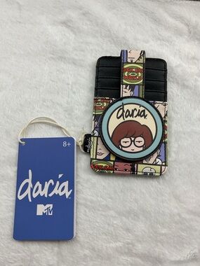 Loungefly Daria Cardholder with Comic-Strip Accent